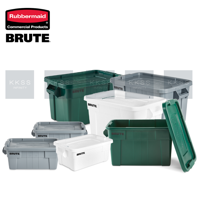  RubbermaidRubbermaid Commercial Products Brute Tote Storage Bin  & Scotch-Brite Non-Scratch Scrub Sponges, for Washing Dishes and Cleaning  Kitchen, 6 Scrub SpongesScotch-Brite : Everything Else